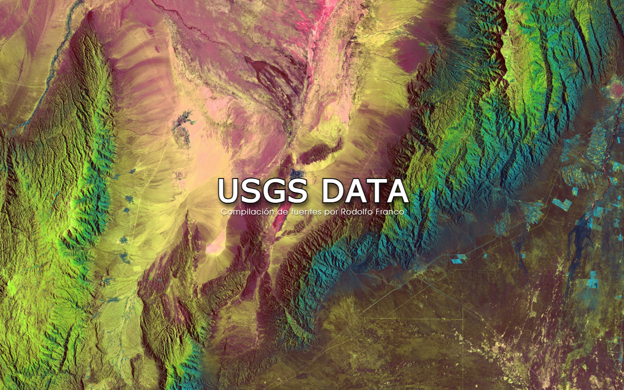 Usgs Data 🟠 USGS Data | RODOLFO FRANCO WEB